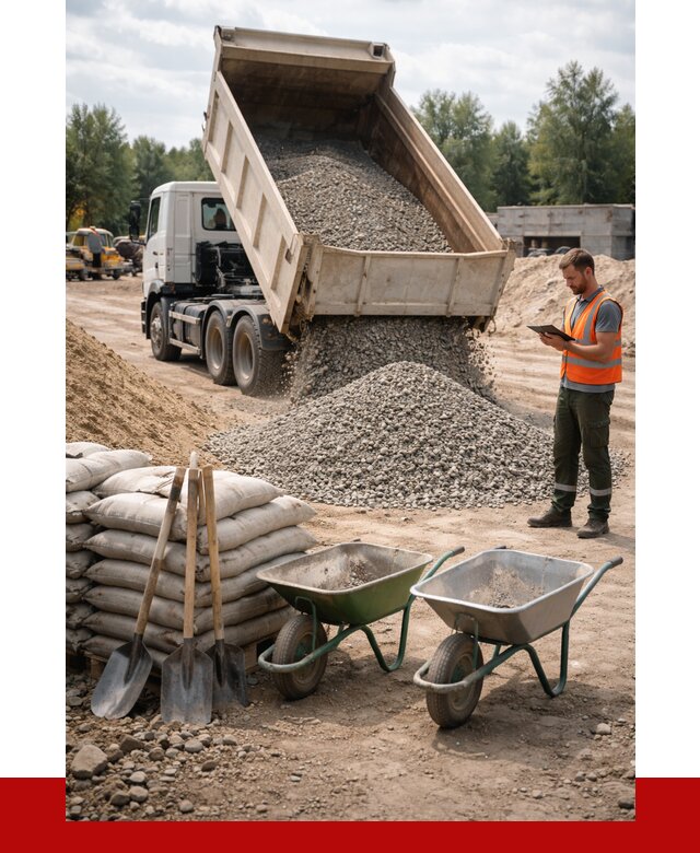 Доставка нерудных материалов в Нижнем Новгороде от 1251 руб. | ПРОНЕРУДНнн