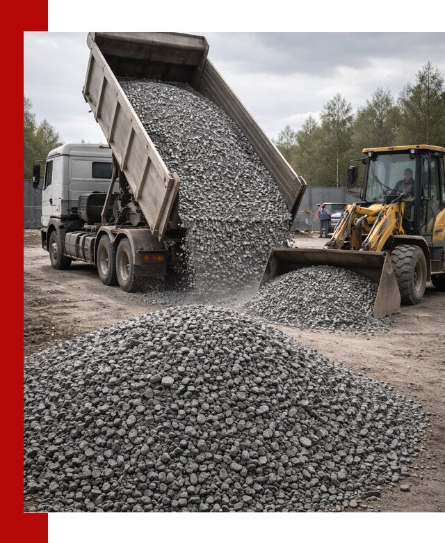 Доставка и продажа щебня гранитного в Нижнем Новгороде