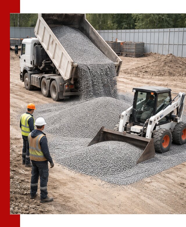 Доставка и продажа гранитного щебня фракции 0-5 в Нижнем Новгороде