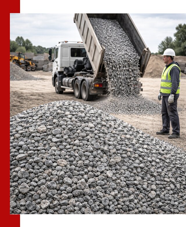 Доставка и продажа гранитного щебня фракции 5-20 в Нижнем Новгороде