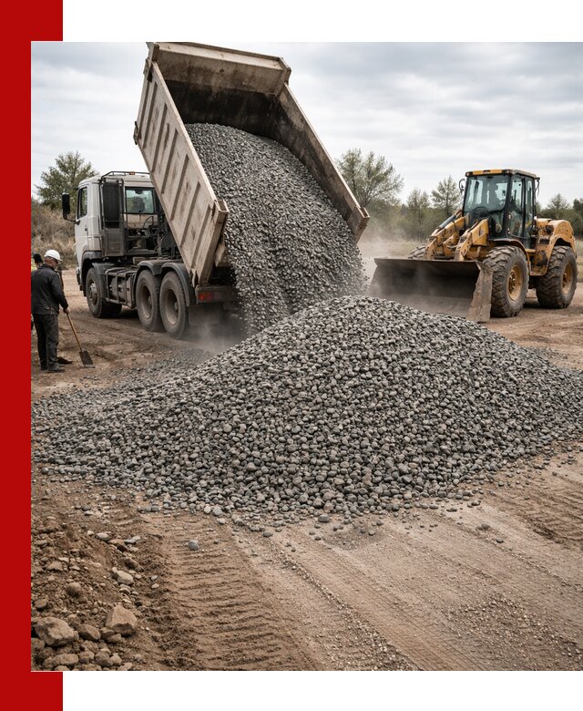 Гранитный щебень фракция 10-20 с доставкой в Нижнем Новгороде