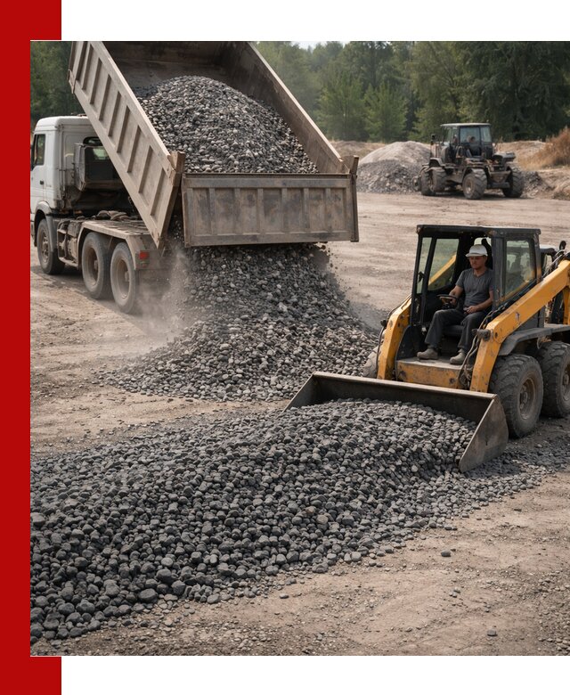 Гранитный щебень фракция 40-70 с доставкой в Нижнем Новгороде