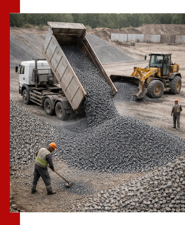 Щебень габбро-диабаз фр. 5-20 с доставкой в Нижнем Новгороде