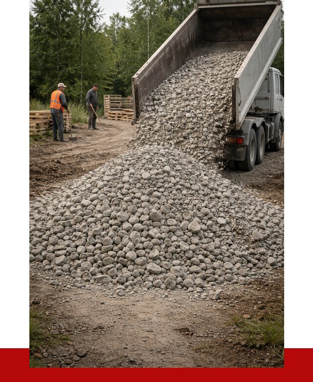 гравийный щебень фракция 70-120 в Нижнем Новгороде от 2553 р. ПРОНЕРУДНнн