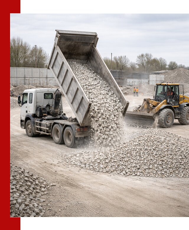 Доставка и продажа известнякового щебня в Нижнем Новгороде