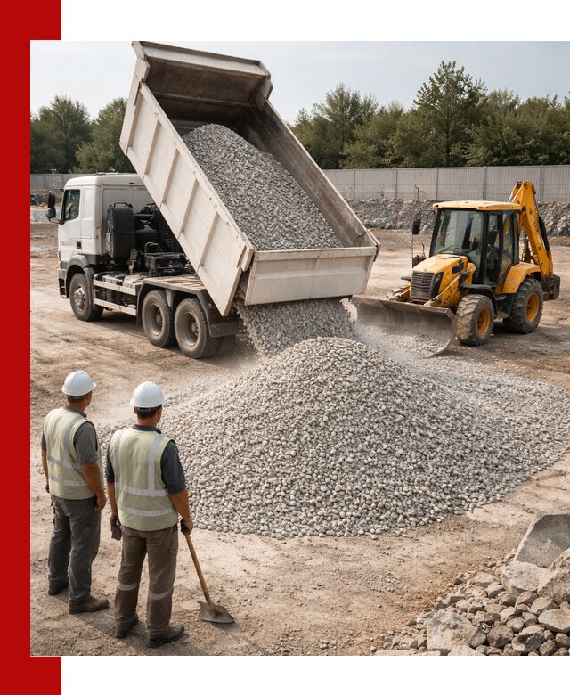 Купить известняковый щебень фракции 5–10 мм с доставкой в Нижнем Новгороде