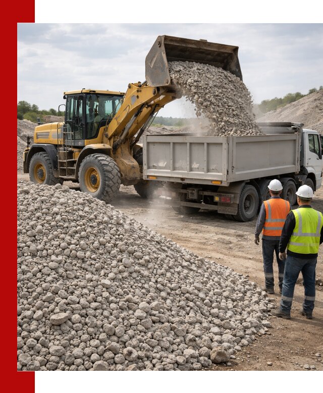 Доломитовый щебень фракция 40–71 доставка и продажа в Нижнем Новгороде