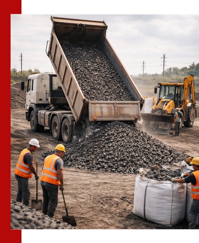 Шлаковый щебень фракция 40-70 с доставкой в Нижнем Новгороде