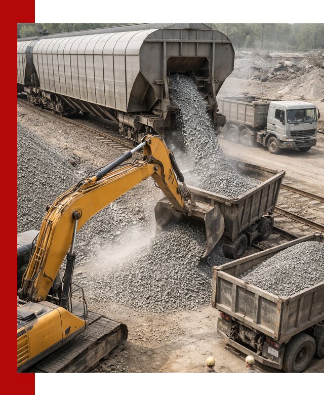 Доставка железнодорожного щебня в Нижнем Новгороде крупными партиями быстрого отгруза