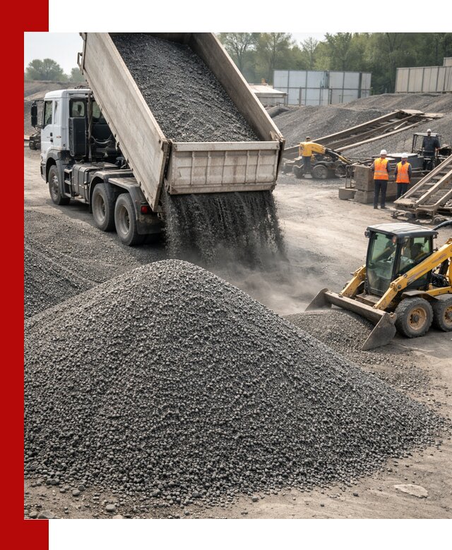 Вторичный щебень фракция 0–5 с доставкой в Нижнем Новгороде