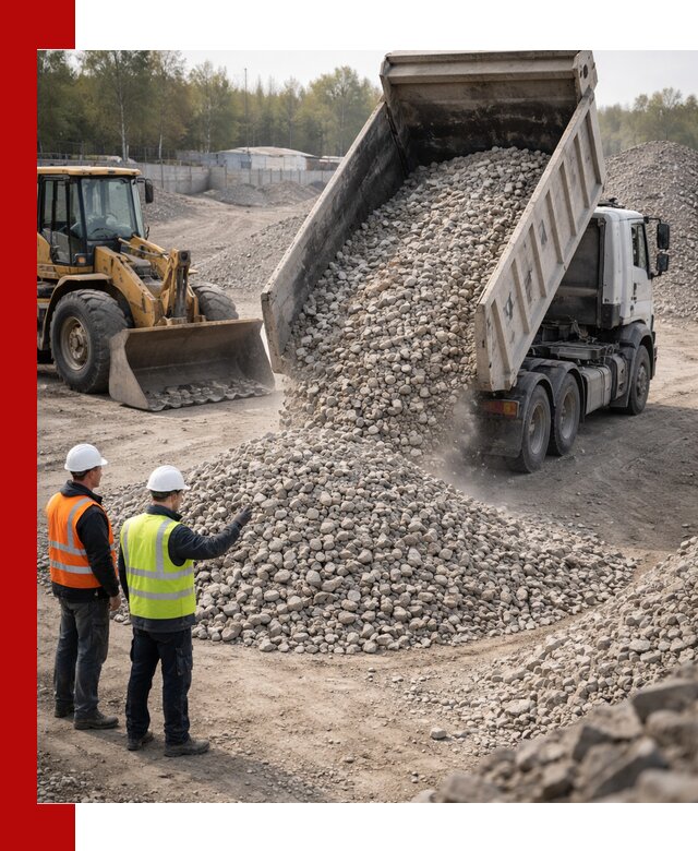 Вторичный щебень фракция 40–70 доставка в Нижнем Новгороде