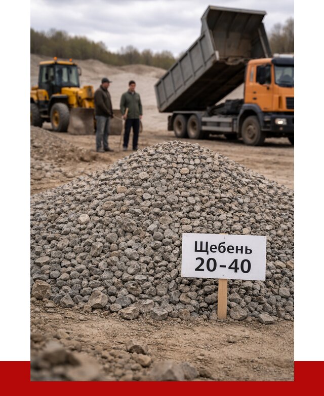 Бетонный щебень фракция 20-40 в Нижнем Новгороде от 2553 р. | ПРОНЕРУДНнн