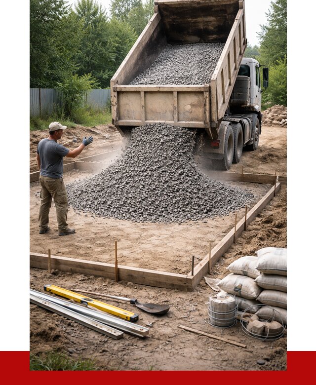 Купить щебень для фундамента в Нижнем Новгороде от 4689 р. | ПРОНЕРУДНнн