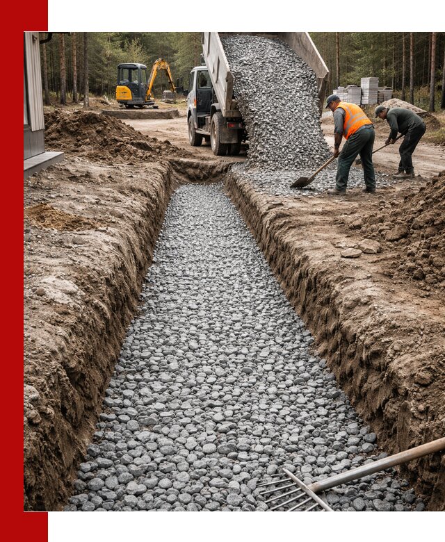 Щебень для дренажа с доставкой в Нижнем Новгороде высокого качества