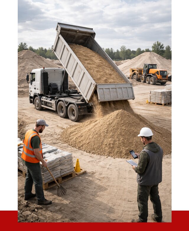 Карьерный песок с доставкой в Нижнем Новгороде от 3752 р. ПРОНЕРУДНнн
