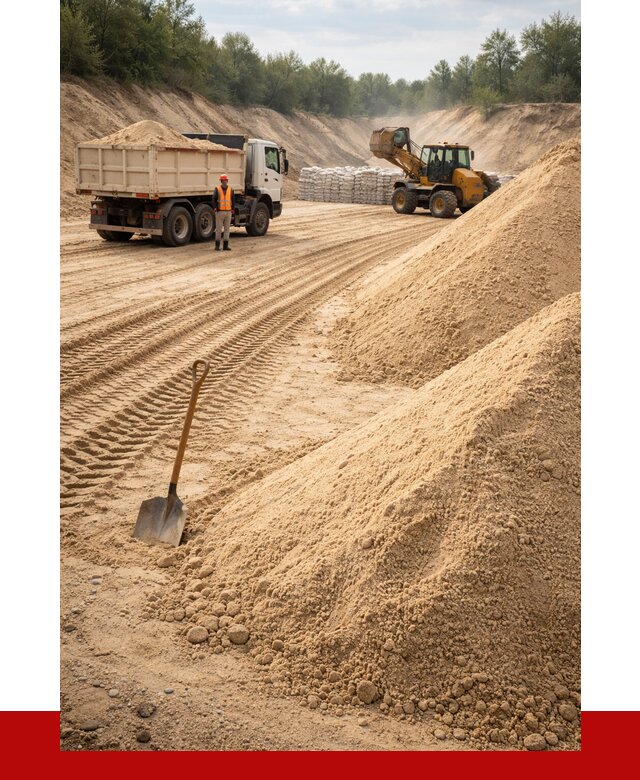 Карьерный песок мелкозернистый в Нижнем Новгороде от 9379 р. | ПРОНЕРУДНнн