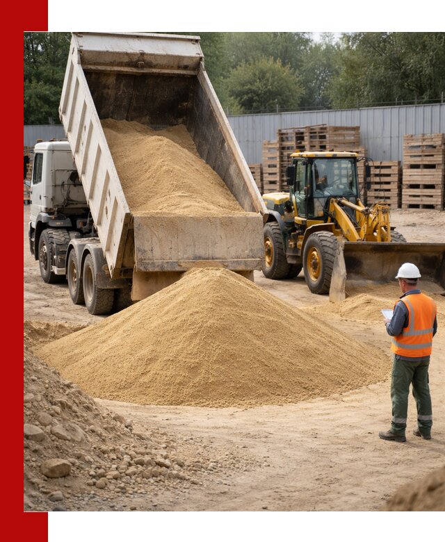 Доставка карьерного мелкозернистого песка в Нижнем Новгороде