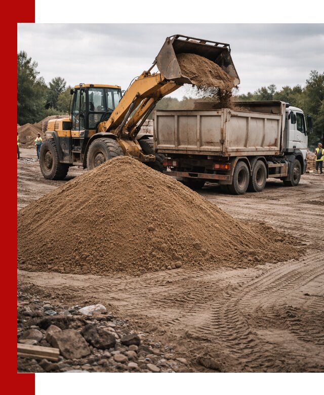 Доставка речного песка навалом в Нижнем Новгороде быстро и выгодно