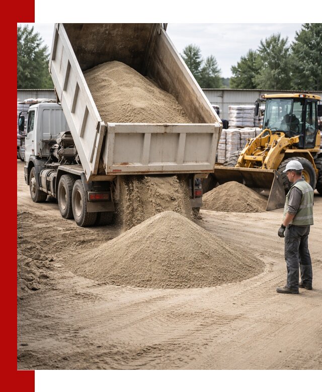 Поставка и доставка песка для бетона в Нижнем Новгороде