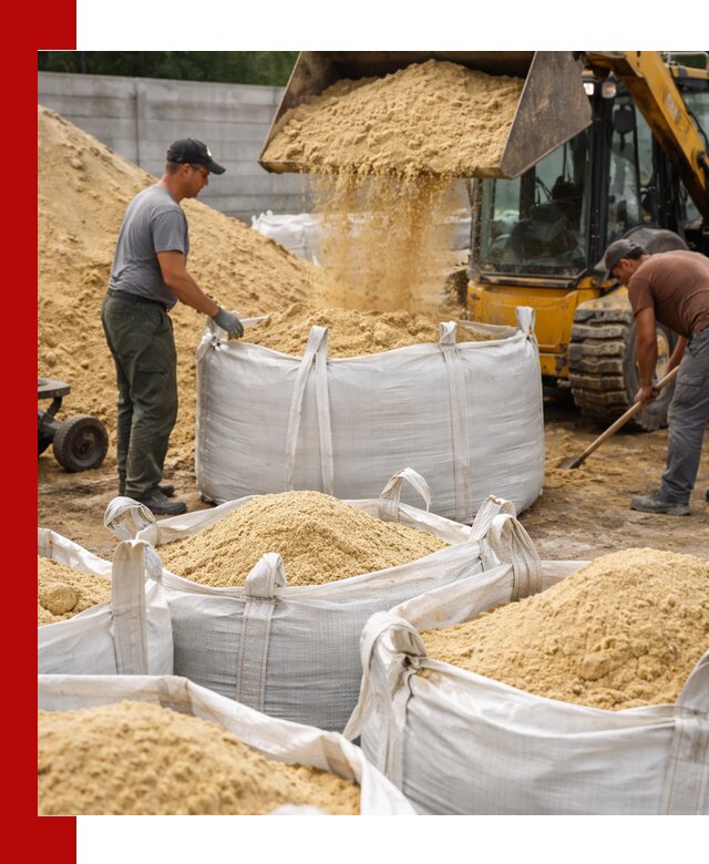 Поставка качественного песка для кладки в Нижнем Новгороде