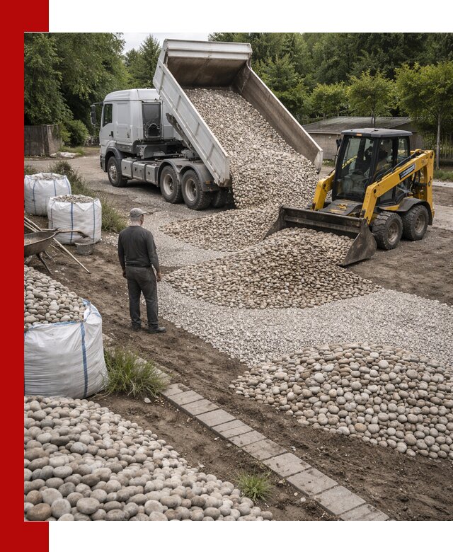Доставка морской гальки оптом и в розницу в Нижнем Новгороде