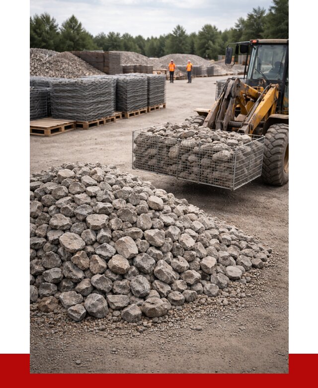 Камень для габионов фракция 70-150 в Нижнем Новгороде от 4377 р. | ПРОНЕРУДНнн