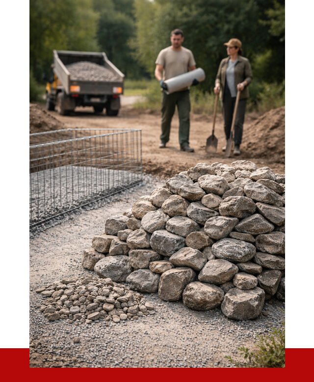 Камень для габионов фракция 100-200 в Нижнем Новгороде от 5002 р. | ПРОНЕРУДНнн