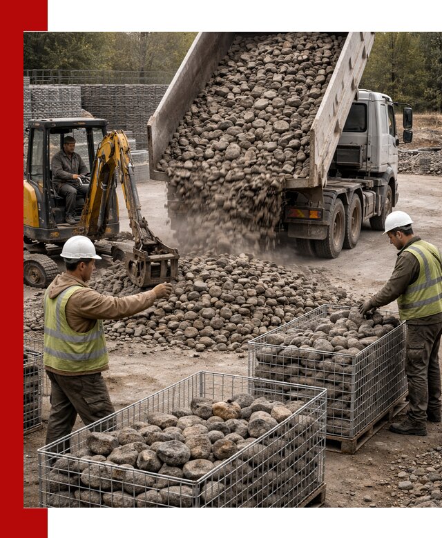 Камень для габионов фракция 100–201 в Нижнем Новгороде