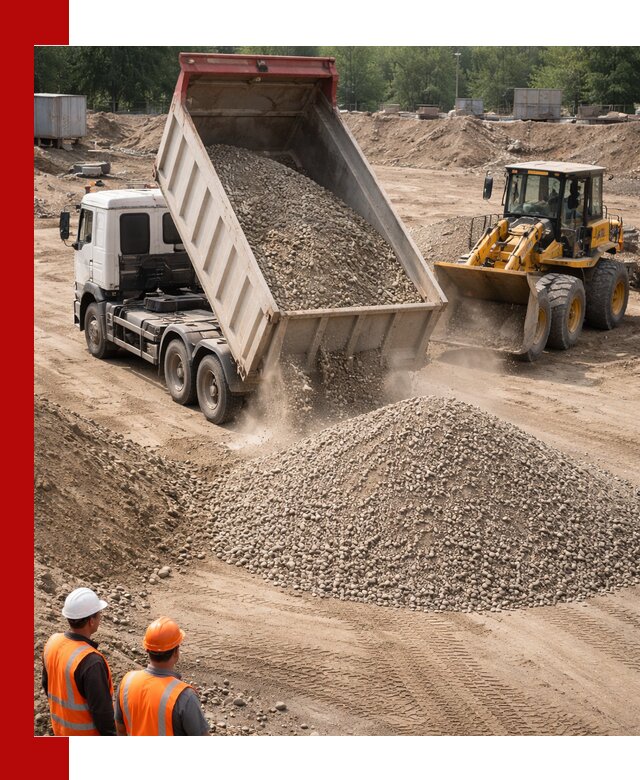 Щебень с песком (ЩГПС С2) с доставкой в Нижнем Новгороде
