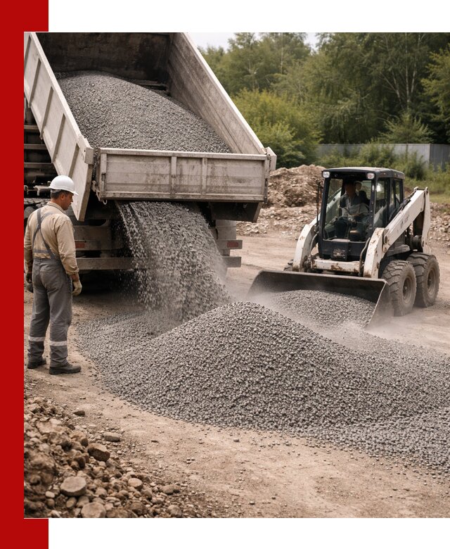 Доставка гравийного отсева 0-5 в Нижнем Новгороде оптом и в розницу