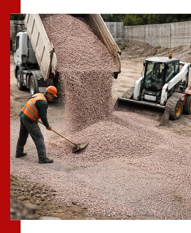 Крошка розовый гранит с доставкой в Нижнем Новгороде от производителя