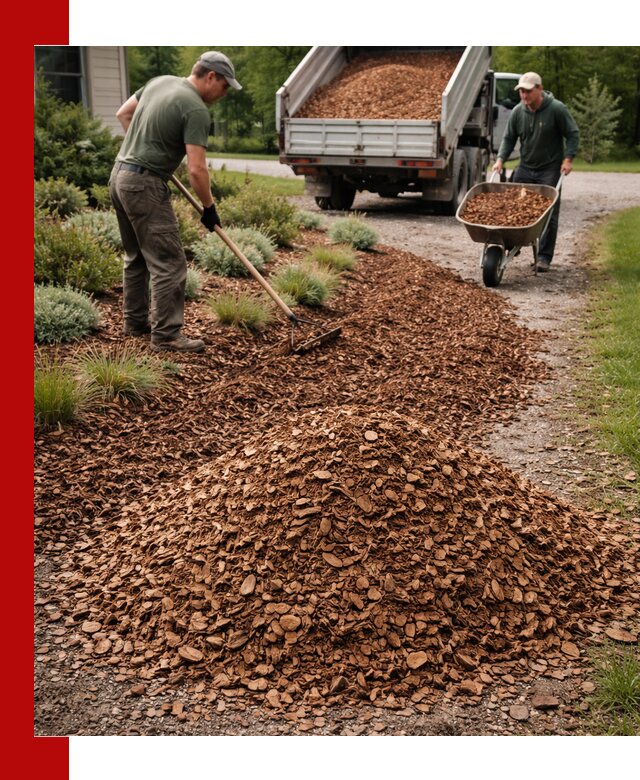 Крошка для мульчирования с доставкой в Нижнем Новгороде