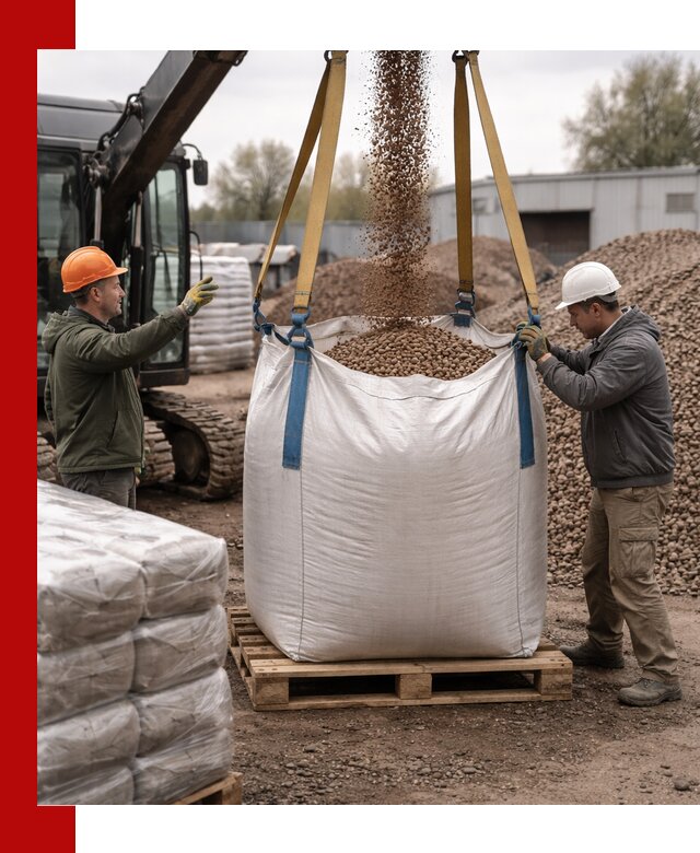 Керамзит в биг-бегах с доставкой в Нижнем Новгороде