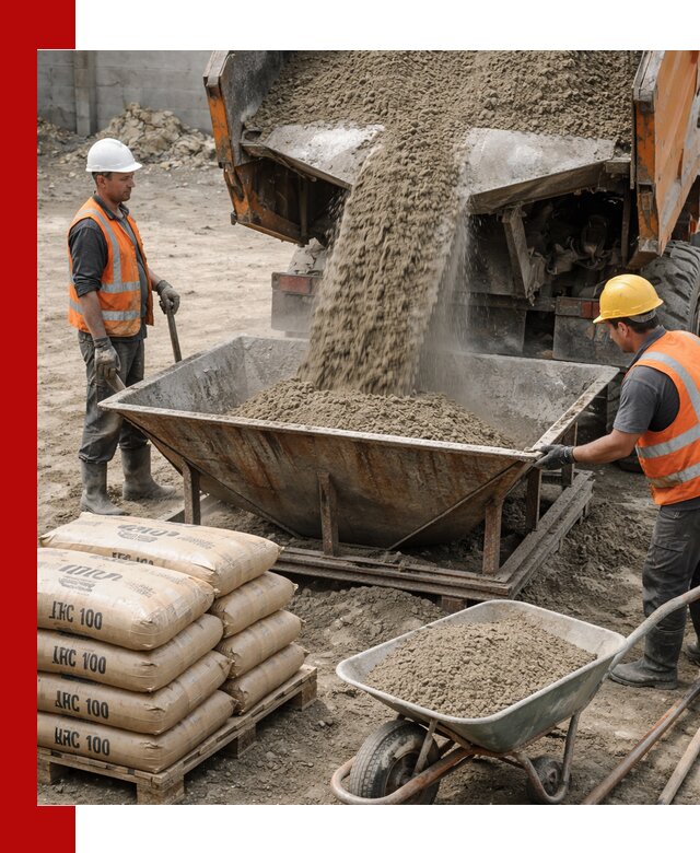 Доставка цементно-песчаной смеси М100 в Нижнем Новгороде