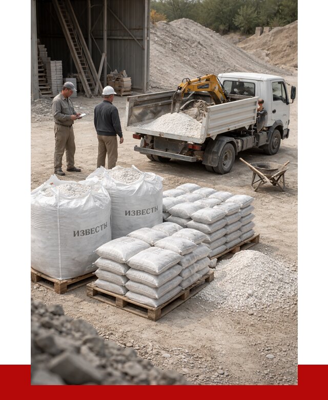 Известь строительная в Нижнем Новгороде с доставкой от 4377 р. | ПРОНЕРУДНнн