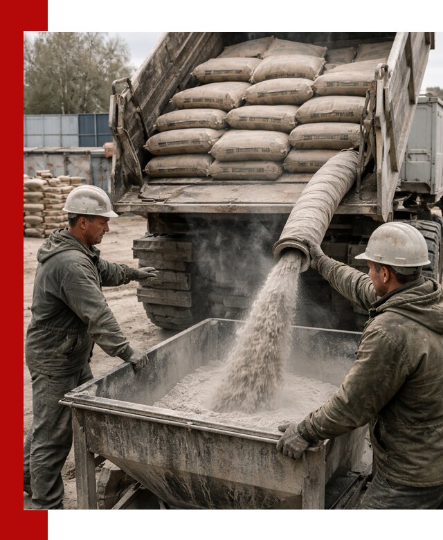 Доставка цемента М400 в Нижнем Новгороде оптом и в розницу