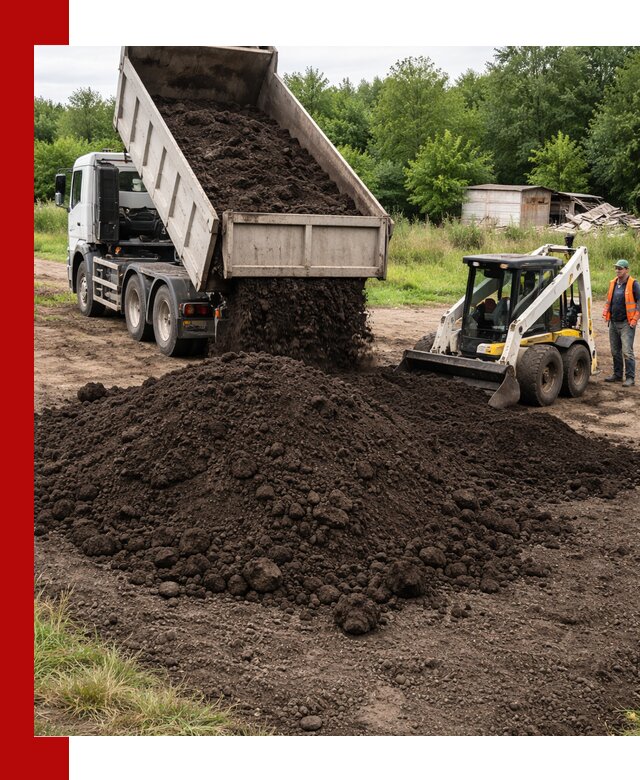 Поставка плодородной земли с доставкой самосвалом в Нижнем Новгороде