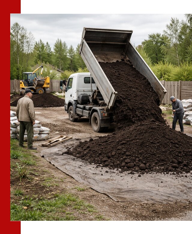 Доставка качественного почвогрунта в Нижнем Новгороде оптом и в розницу