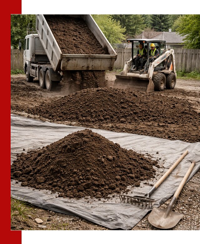 Грунт для отсыпки участка с доставкой в Нижнем Новгороде