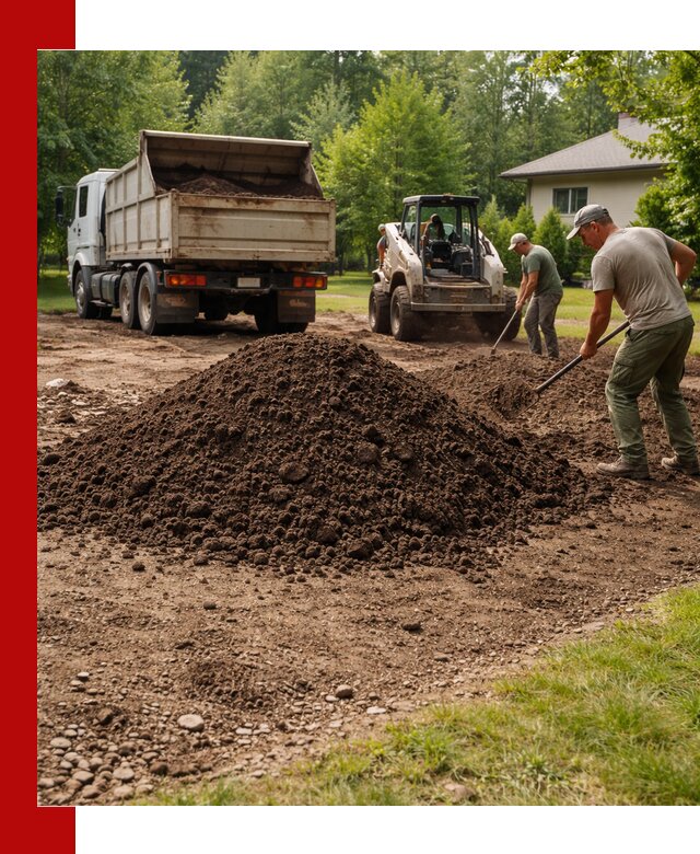 Доставка и укладка грунта для газона в Нижнем Новгороде