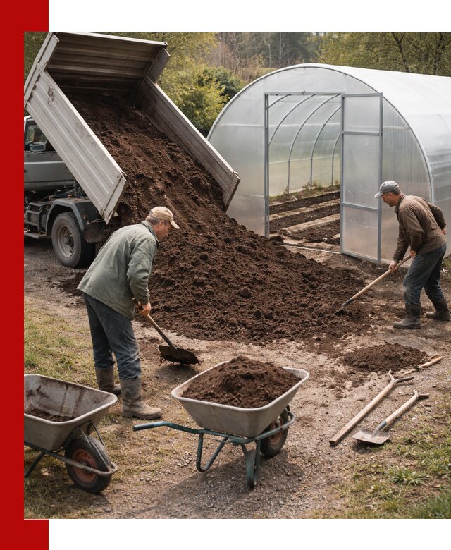 Грунт для теплицы с доставкой в Нижнем Новгороде — плодородный субстрат под растения
