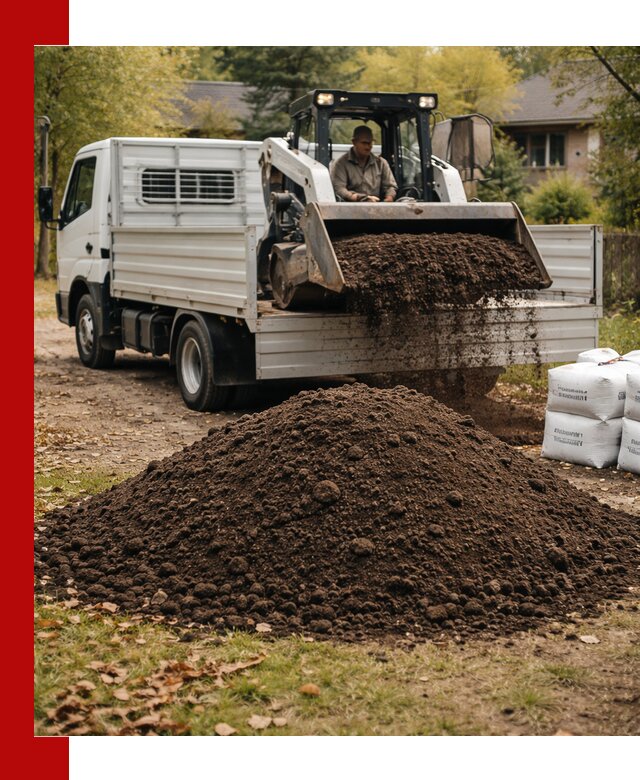 Доставка садовой земли в больших объёмах в Нижнем Новгороде