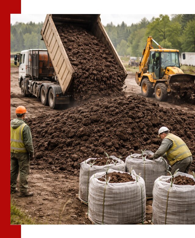 Доставка нейтрального торфа в Нижнем Новгороде оптом и в розницу