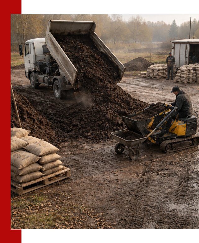 Кислый торф в доставке по выгодным ценам в Нижнем Новгороде