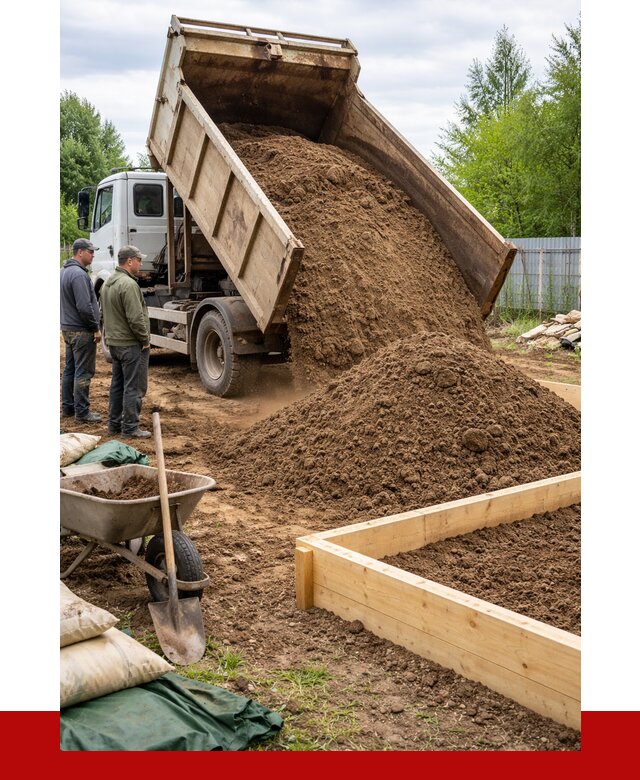 Торфо песчаная смесь в Нижнем Новгороде с доставкой от 1928 р. | ПРОНЕРУДНнн
