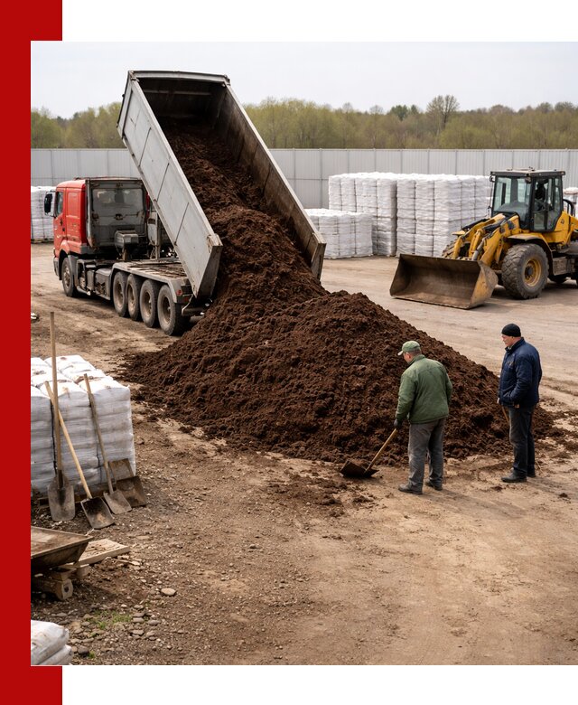 Доставка торфяных смесей оптом и в розницу в Нижнем Новгороде