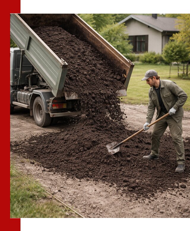 Чернозем для газона с доставкой в Нижнем Новгороде быстро и качественно