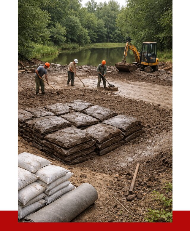 Купить глину для пруда в Нижнем Новгороде от 4689 р. с доставкой | ПРОНЕРУДНнн