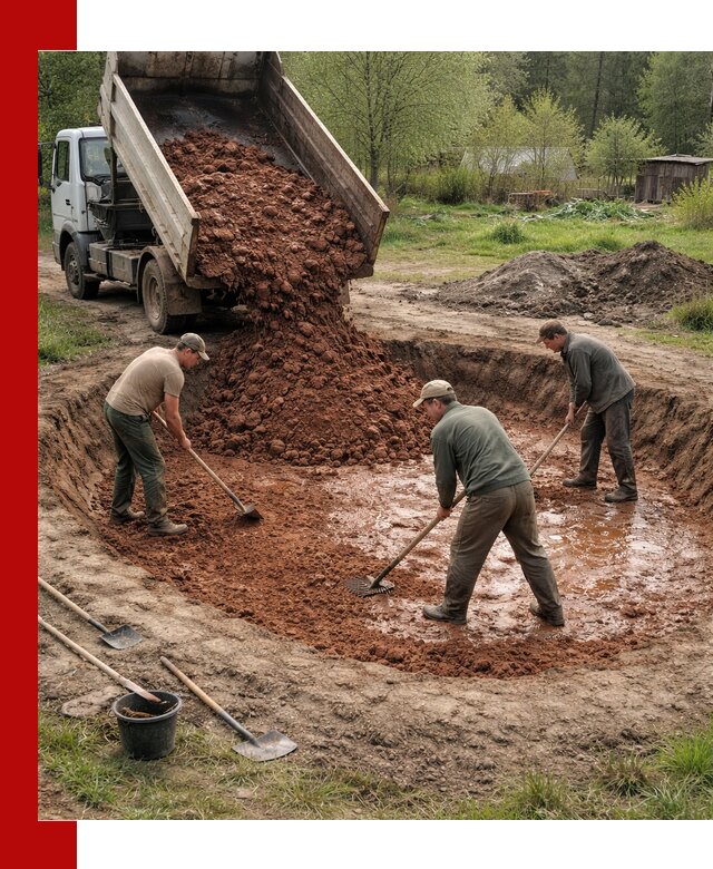 Купить качественную глину для пруда в Нижнем Новгороде