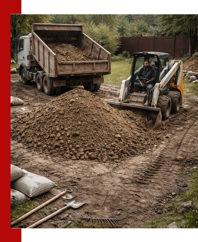 Суглинок для планировки участков в Нижнем Новгороде с доставкой и выгрузкой